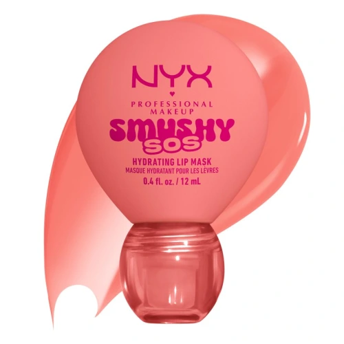 ניקס תכשיר לטיפוח השפתיים ⁦SMUSHY SOS Hydrating Lip Mask⁩  בגוון ⁦03 Peachy Pamper⁩ בתכולת 12 מ״ל
