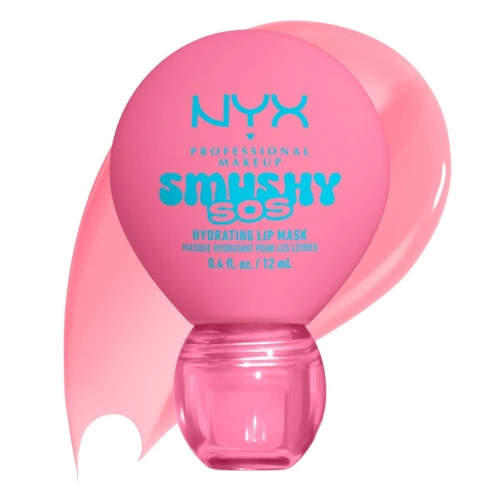 ניקס תכשיר לטיפוח השפתיים ⁦SMUSHY SOS Hydrating Lip Mask⁩  בגוון ⁦04 Guava Glaze⁩ בתכולת 12 מ״ל