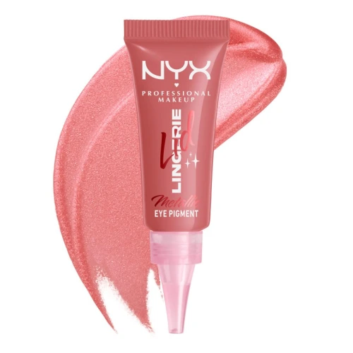 ניקס צללית ⁦Lid Lingerie Cream Eye Pigment⁩  בגוון ⁦04 RISKY ROSE⁩ בתכולת 6 מ״ל