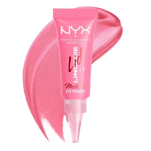 ניקס צללית ⁦Lid Lingerie Cream Eye Pigment⁩  בגוון ⁦08 PUSH-UP PINK⁩ בתכולת 6 מ״ל