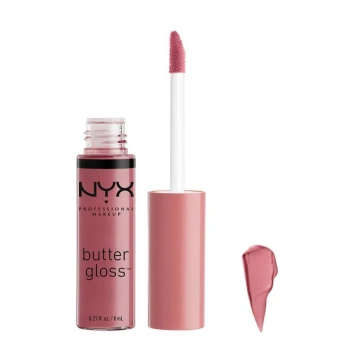 ניקס ליפגלוס ⁦BUTTER GLOSS⁩  בגוון 15 - ⁦Angel Food Cake⁩ בתכולת 8 מ״ל