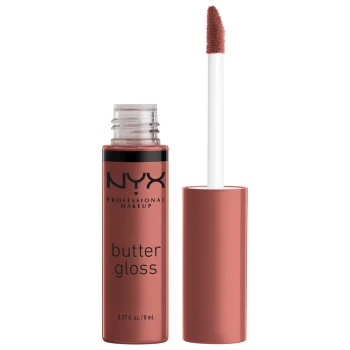 ניקס ⁦BUTTER LIP GLOSS⁩  גלוס מעניק גימור מבריק לשפתיים - ⁦PRALINE 16⁩ בתכולת 8 מ״ל