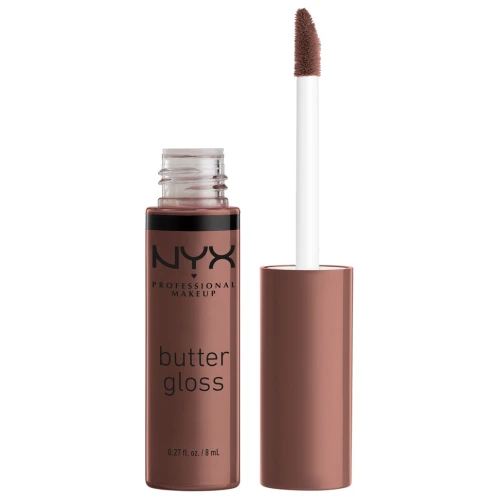 ניקס ⁦BUTTER LIP GLOSS⁩  גלוס מעניק גימור מבריק לשפתיים - ⁦GINGER SNAP 17⁩ בתכולת 8 מ״ל
