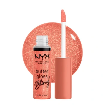 ניקס ליפגלוס ⁦Butter Gloss Bling!⁩  בגוון ⁦02 DRIPPED OUT⁩ בתכולת 8 מ״ל