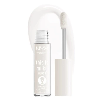 ניקס ליפגלוס ⁦This is Milky Gloss Milkshake⁩  בגוון ⁦COQUITO SHAKE⁩ בתכולת 4 מ״ל