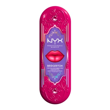 ניקס מארז איפור ⁦Bridgerton - 2 Piece Lip Kit - Lip Gloss⁩  + ⁦Lip Liner - 05⁩ בתכולת 2 יחידות