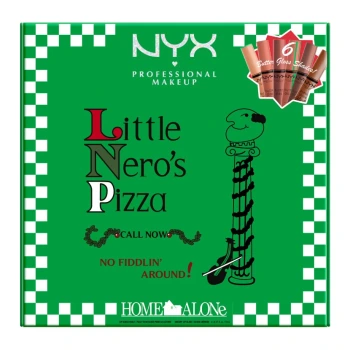 ניקס מארז איפור ⁦Home Alone - Little Nero's Pizza Lip Gloss Vault - Set of 6 Lip Glosses - 01⁩ בתכולת 48 מ״ל