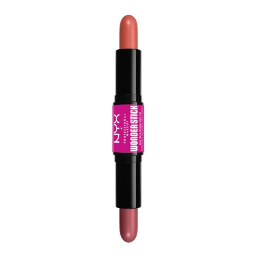 ניקס סומק ⁦WONDER STICK Dual-Ended Cream Blush Stick⁩  בגוון 02 - ⁦HONEY ORANGE⁩  + ⁦ROSE⁩ בתכולת 8 גרם