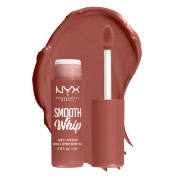 ניקס שפתון ⁦SMOOTH WHIP⁩  בגוון ⁦04 TEDDY FLUFF⁩ בתכולת 4 מ״ל