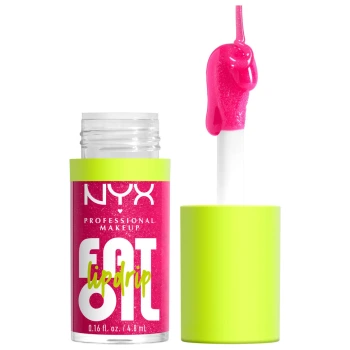 ניקס ⁦FAT OIL LIP DRIP⁩  שמן שפתיים מעניק לחות עד 12 שעות - ⁦03 SUPERMODEL⁩ בתכולת 4.8 מ״ל