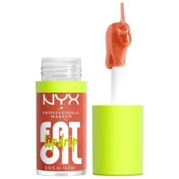 ניקס ⁦FAT OIL LIP DRIP⁩  שמן שפתיים מעניק לחות עד 12 שעות - ⁦06 FOLLOW BACK⁩ בתכולת 4.8 מ״ל