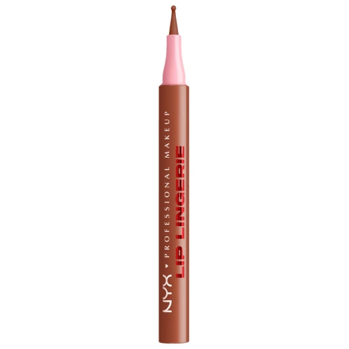 ניקס ⁦LIP LINGERIE⁩  תוחם טינט לשפתיים עמיד במים אינו מכתים - ⁦NAUGHTY NUDE 02⁩ בתכולת 1 מ״ל
