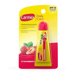 קרמקס שפתון לחות יומי לשפתיים עם הגנה SPF 15 בטעם תות 10 גרם - Carmex