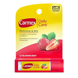 קרמקס שפתון לחות יומי לשפתיים עם הגנה SPF 15 בטעם תות 4.25 גרם - Carmex