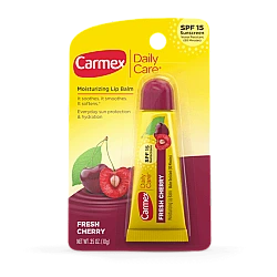 קרמקס שפתון לחות יומי עם הגנה SPF 15 בטעם דובדבן 10 גרם - Carmex