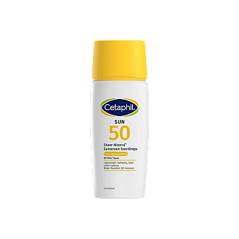 צטאפיל קרם נוזלי הגנה מינרלי לפנים SPF 50 נפח 50 מ"ל - Cetaphil