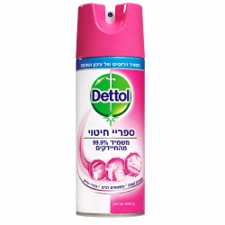 דטול ספריי לחיטוי משטחים בניחוח פריחה 400 מ״ל - מבית דטול