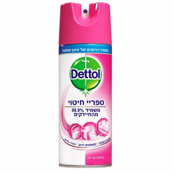 דטול ספריי לחיטוי משטחים בניחוח פריחה - מבית דטול 400 מ״ל