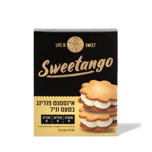 סוויטאנגו אינסטנט פודינג בטעם וניל 50 גרם