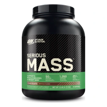 גיינר סיריוס מאס בטעם שוקולד ⁧2.72 ק״ג⁩ - מבית ⁦Optimum Nutrition⁩