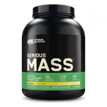 גיינר סיריוס מאס בטעם בננה ⁧2.72 ק״ג⁩ - מבית ⁦Optimum Nutrition⁩