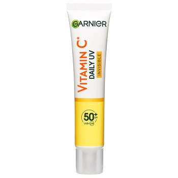 גרנייה תחליב הגנה לפנים ויטמין ⁦C⁩ אינביזיבל ⁦SPF50+ 40⁩ מ״ל