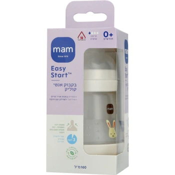 מאמ בקבוק אנטי קוליק אופוויט מגיל לידה 160 מ״ל