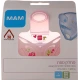 מאמ מחלק מנות ורוד עם שלושה תאים יחידה אחת