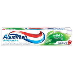 אקווה פרש משחת שיניים מנטה עדין - מבית Aquafresh בנפח 100 מ״ל