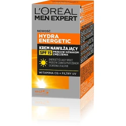 לוריאל מן אקספרט הידרה אנרגטיק SPF15 קרם לחות נגד סימני עייפות מבית L'OREAL בנפח 50 מ