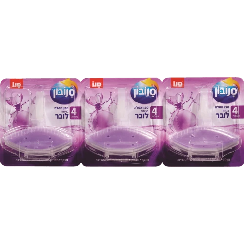 סנו סבון לניקוי האסלה לניקוי האסלה בניחוח לובר סנובון - 3 יחידות