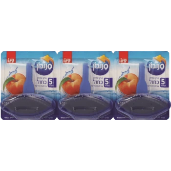 סנובון כחול לניקוי האסלה בניחוח אפרסק - 3 יחידות