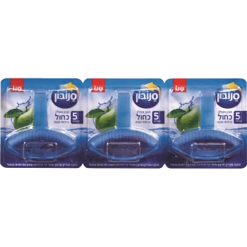 סנובון כחול לניקוי האסלה בניחוח תפוח - 3 יחידות