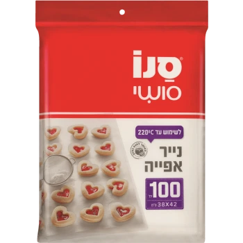 סנו סושי נייר אפייה - 100 יחידות