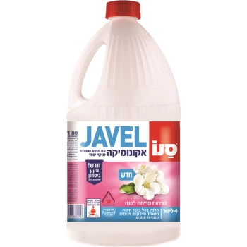 סנו ז'אוול אקונומיקה בניחוח פריחה לבנה - 4 ליטר