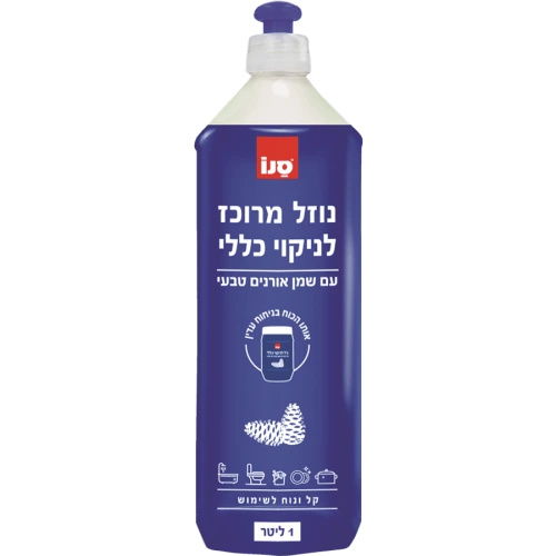 נוזל מרוכז לניקוי כללי עם שמן אורנים טבעי