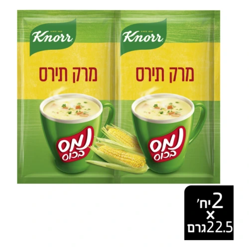 קנור נמס בכוס מרק תירס 45 גרם
