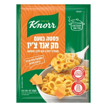 קנור פסטה בטעם מק אנד ציז 150 גרם