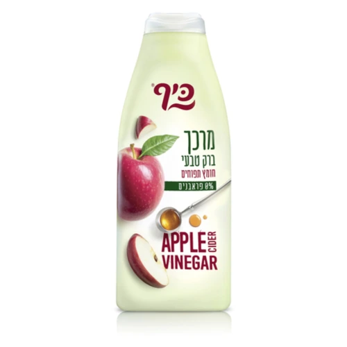 כיף מרכך  לברק טבעי מועשר בחומץ תפוחים ⁧700 מ״ל⁩