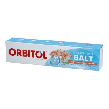 אורביטול משחת שיניים ⁦PROTECTIVE SALT⁩ בטעם מנטה ⁧145 גרם⁩